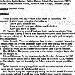 Minutes, 1995-02-07. Ethics...