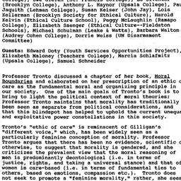 Minutes, 1994-10-04. Ethics...