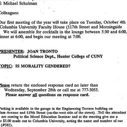 Announcements, 1994-09-14. ...