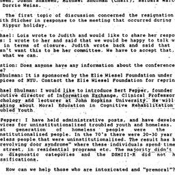Minutes, 1992-12-01. Ethics...