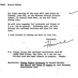 Announcements, 1989-05-12. ...