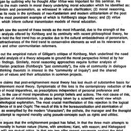 Minutes, 1989-03-07. Ethics...