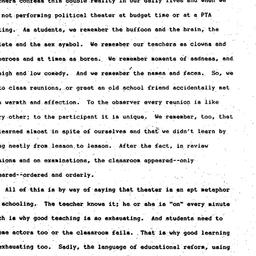 Speaker's paper, Ethics...