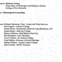 Minutes, 2000-02-01. Ethics...