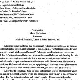 Minutes, 2000-01-18. Ethics...