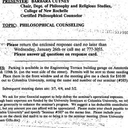 Announcements, 2000-01-18. ...