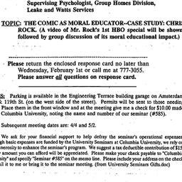 Announcements, 2000-02-01. ...