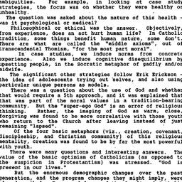 Minutes, 1996-03-05. Ethics...