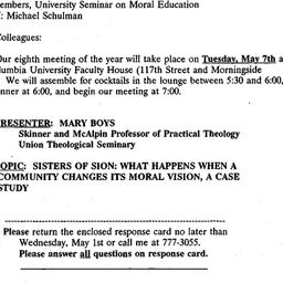 Announcements, 1996-02-02. ...