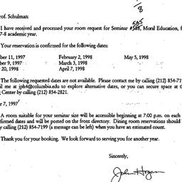 Correspondence, 1998-06-09....