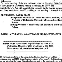 Announcements, 1997-11-11. ...