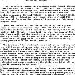 Speaker's paper, 1988-0...