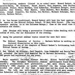 Minutes, 1988-04-26. Ethics...