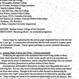 Minutes, 1999-03-01. Ethics...