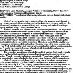 Minutes, 1998-12-01. Ethics...