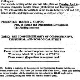 Announcements, 1999-03-02. ...
