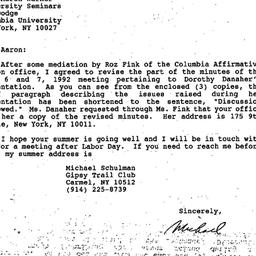 Correspondence, 1992-08-03....