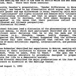 Minutes, 1992-06-06. Ethics...