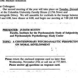 Announcements, 1996-11-12. ...