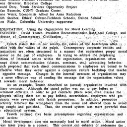 Minutes, 1997-04-01. Ethics...
