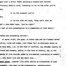 Minutes, 1986-02-25. Ethics...