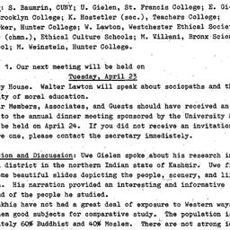 Minutes, 1985-03-26. Ethics...