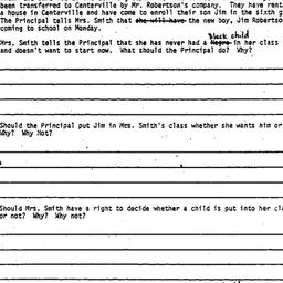 Handouts, 1985-02-26. Ethic...