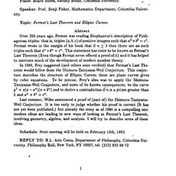 Announcements, 1994-01-25. ...