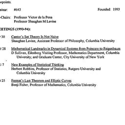 Schedules, The Changing Wor...