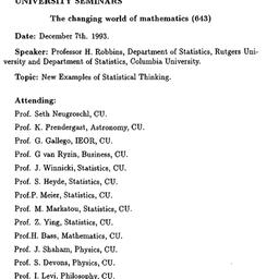 Minutes, 1993-12-07. The Ch...