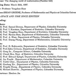 Minutes, 1997-03-26. The Ch...