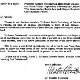 Announcements, 1990-02-20. ...