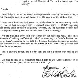 Announcements, 1991-02-14. ...