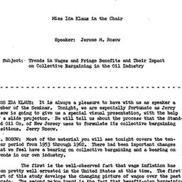Minutes, 1963-11-06. Labor,...