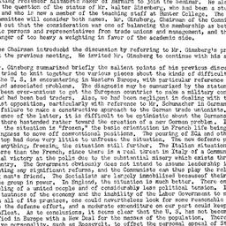 Minutes, 1951-10-31. Labor,...