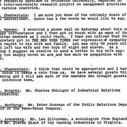 Minutes, 1957-03-13. Labor,...