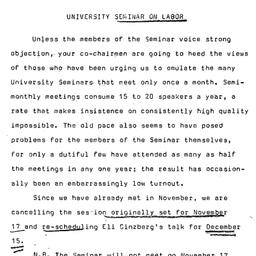 Announcements, 1965-12-01. ...