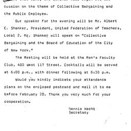 Announcements, 1966-02-23. ...