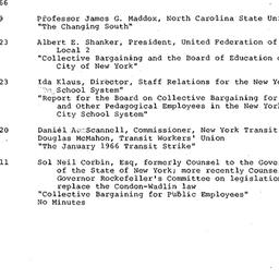 Schedules, Labor, seminar 4...