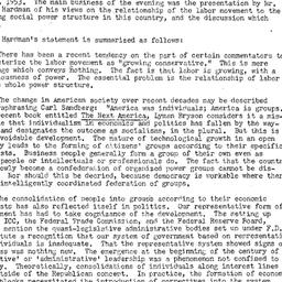 Minutes, 1953-04-22. Labor,...