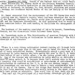 Minutes, 1952-11-19. Labor,...
