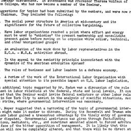 Minutes, 1953-02-11. Labor,...