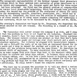 Minutes, 1953-05-06. Labor,...