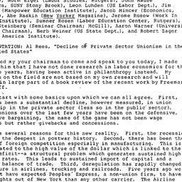 Minutes, 1984-05-11. Labor,...