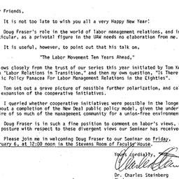 Announcements, 1987-01-27. ...