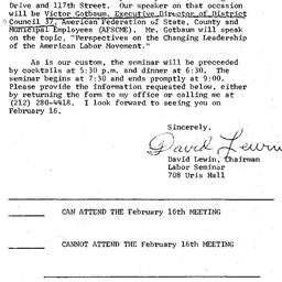 Announcements, 1977-02-07. ...