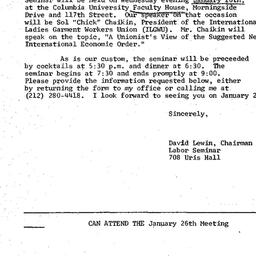 Announcements, 1977-01-03. ...