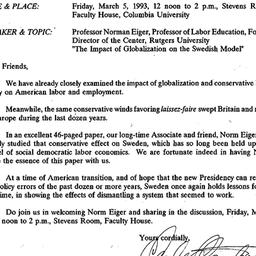 Announcements, 1993-02-19. ...