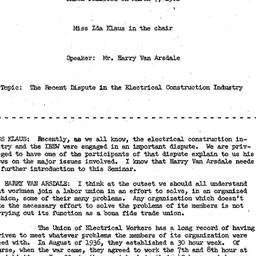 Minutes, 1962-03-07. Labor,...