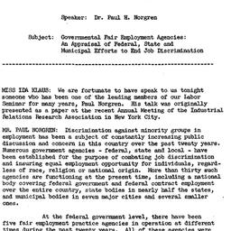 Minutes, 1962-01-24. Labor,...
